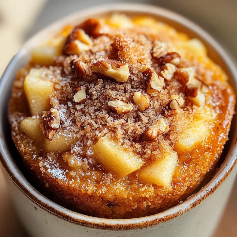 Apple Cider Donut Mug Cake