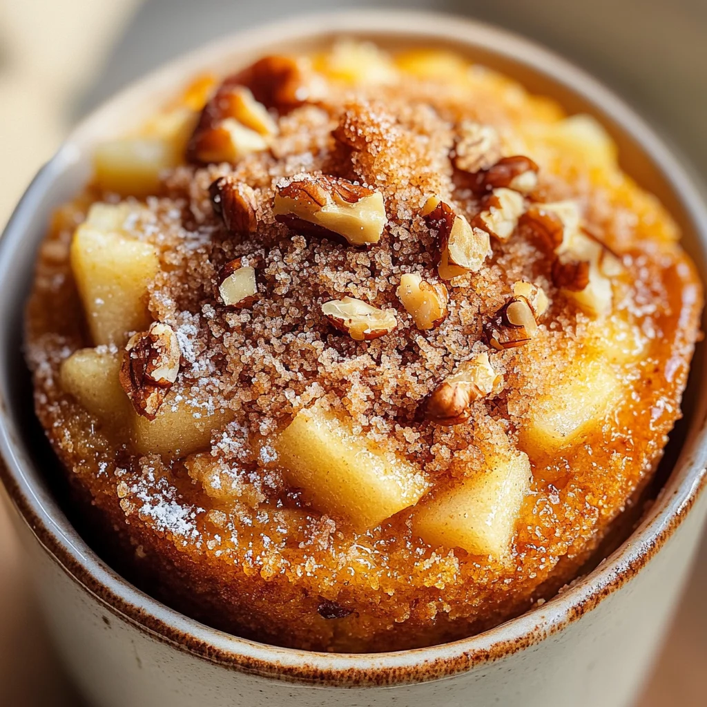 Apple Cider Donut Mug Cake