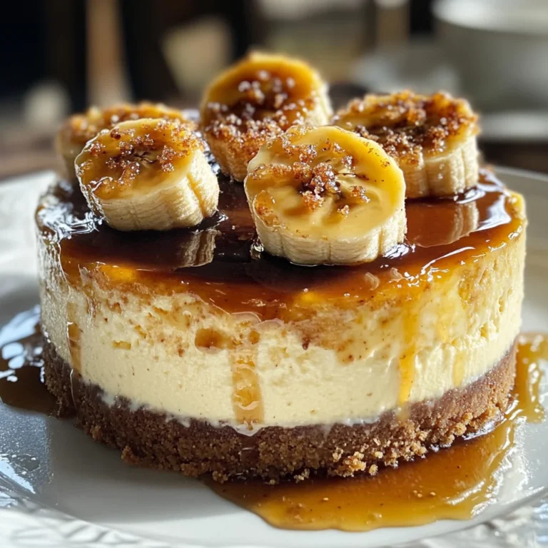 Bananas Foster Cheesecake