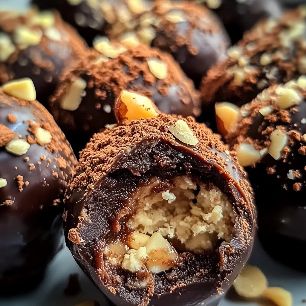 Chocolate Ricotta Fudgy Truffles