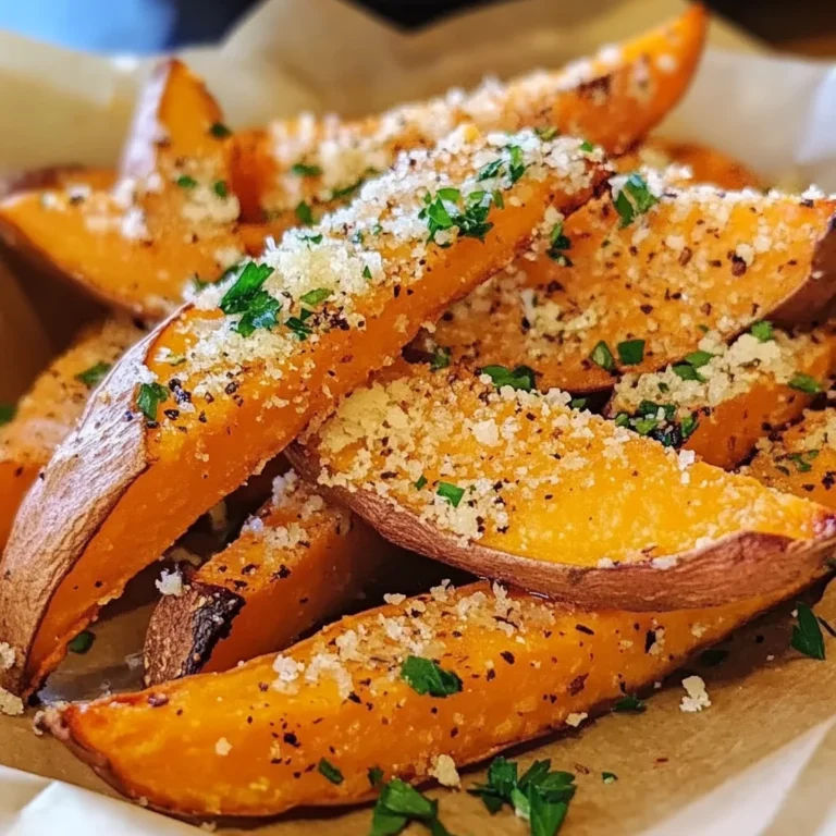Garlic Parmesan Sweet Potato Wedges: The Ultimate Recipe