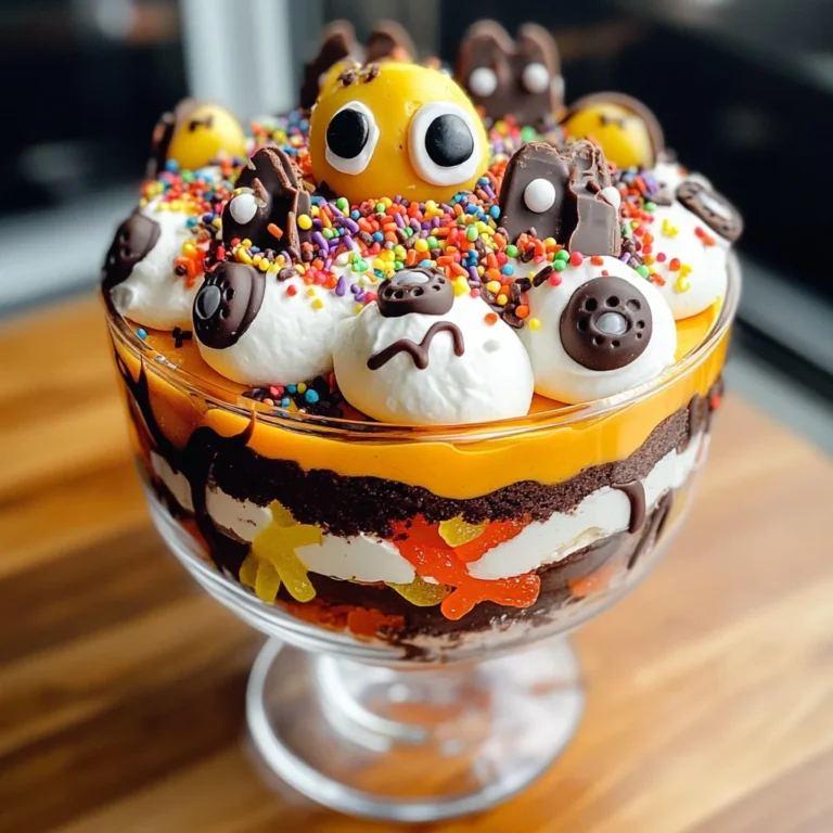 Halloween trifle