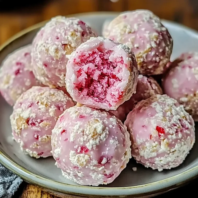 Healthy Strawberry Cheesecake Protein Balls Recipe