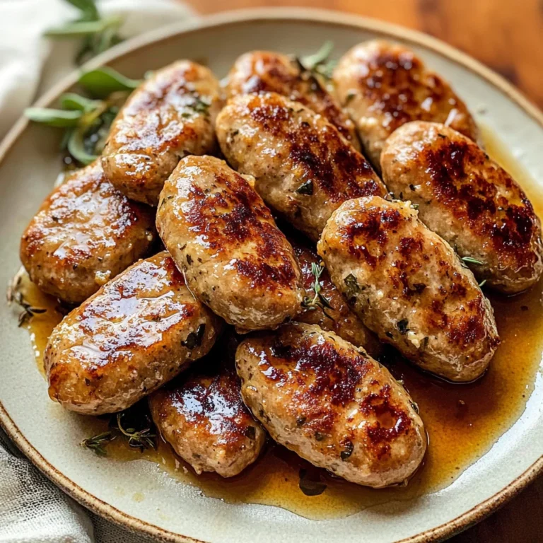 Maple Chicken Breakfast Sausage