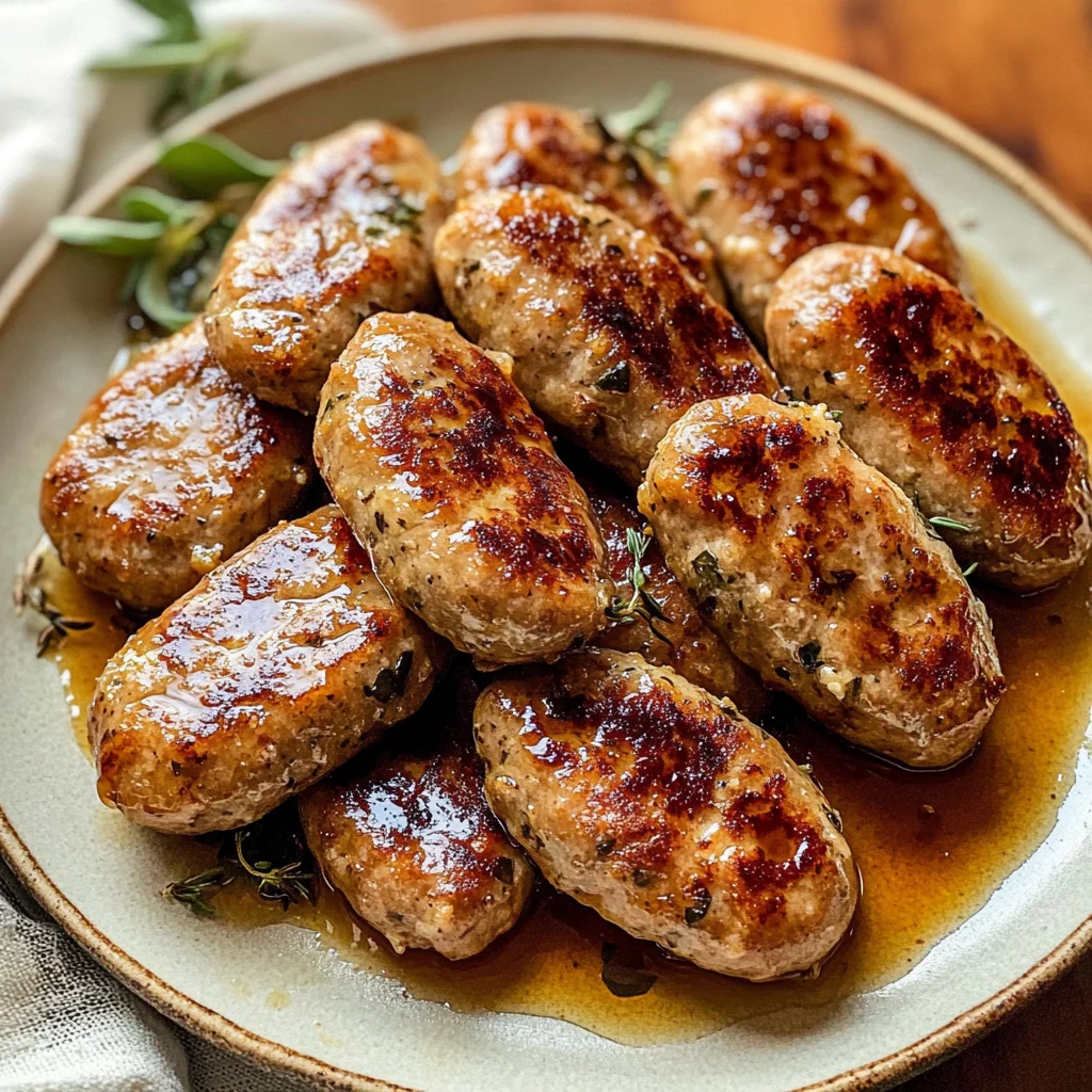 Maple Chicken Breakfast Sausage