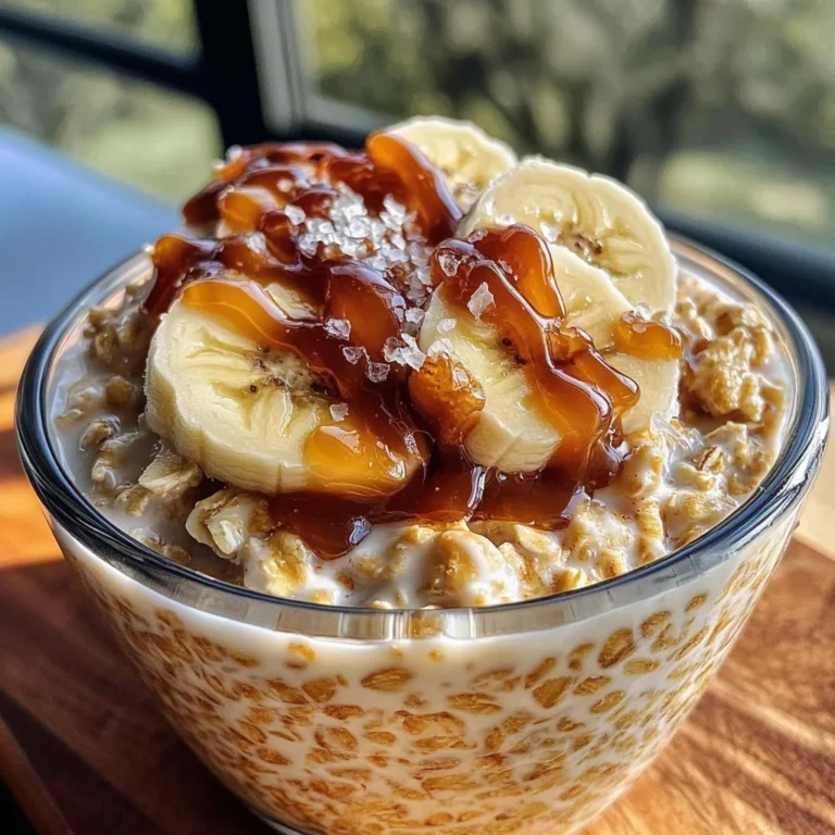 Salted Caramel Overnight Oats