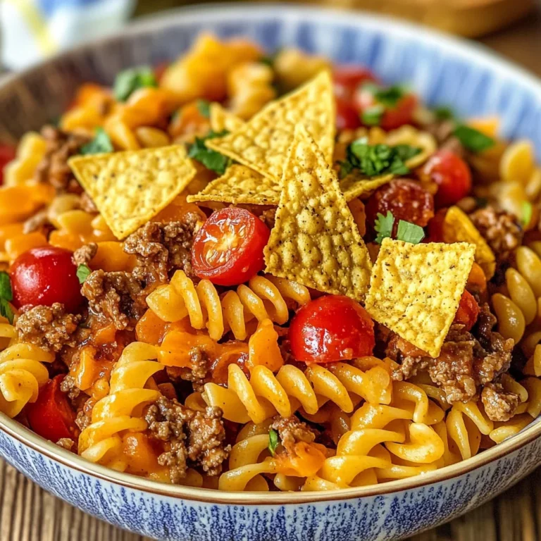Taco Pasta Salad Doritos