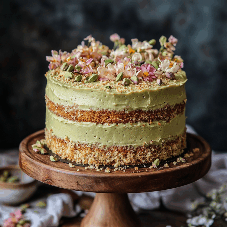 Cardamom Pistachio Cake