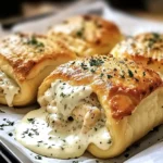 Chicken Pillows with Creamy Parmesan Sauce for Cozy Nights