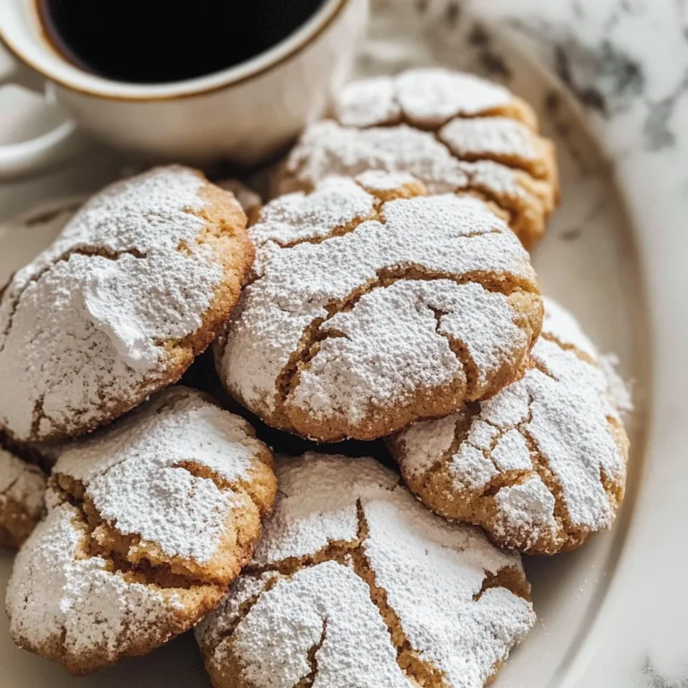 Cinnamon Coffee Crinkles