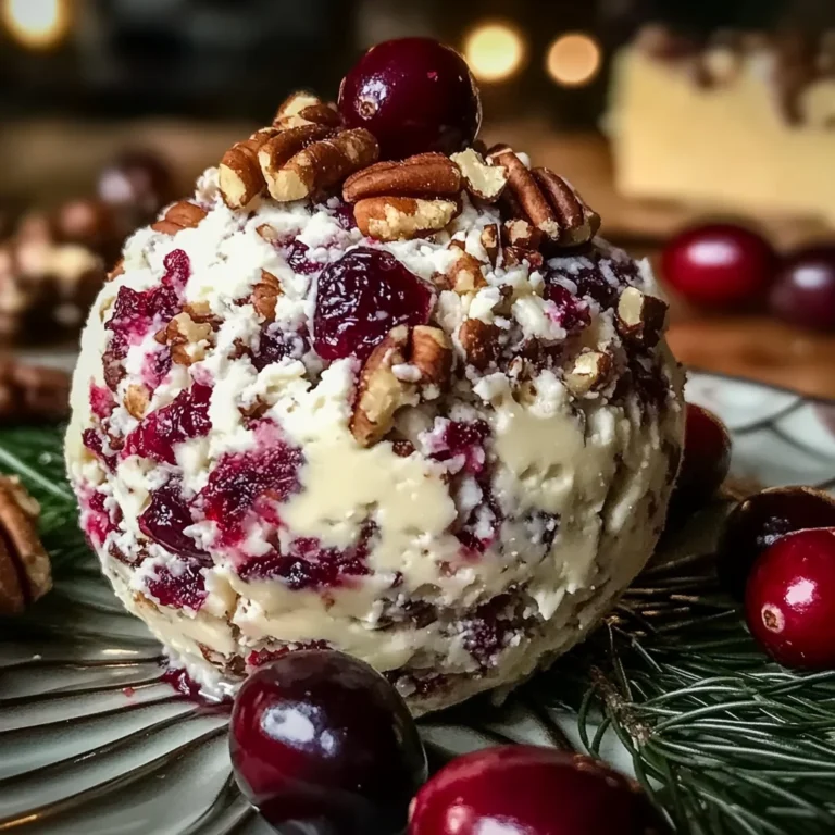 Cranberry Pecan Cheese Ball Recipe