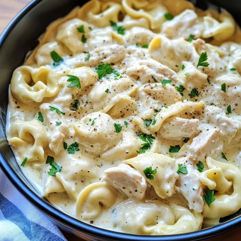 Crockpot Chicken Alfredo Tortellini: A Creamy Delight You’ll Love!