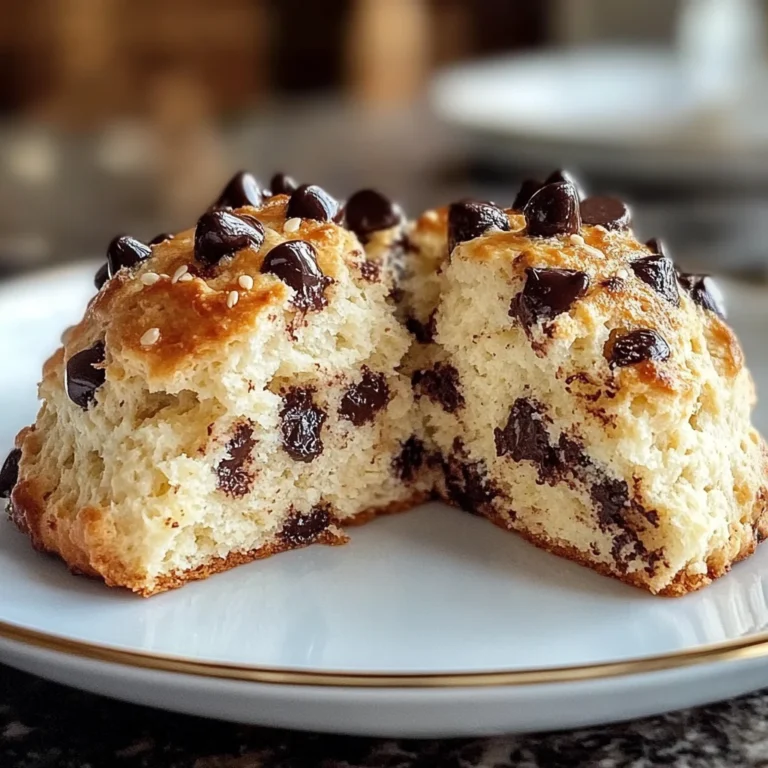 Fluffy Chocolate Chip Scones