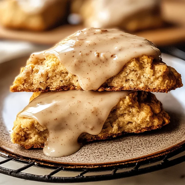 Homemade Chai Scones with Maple Chai Glaze