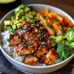 Korean BBQ Chicken Bowls