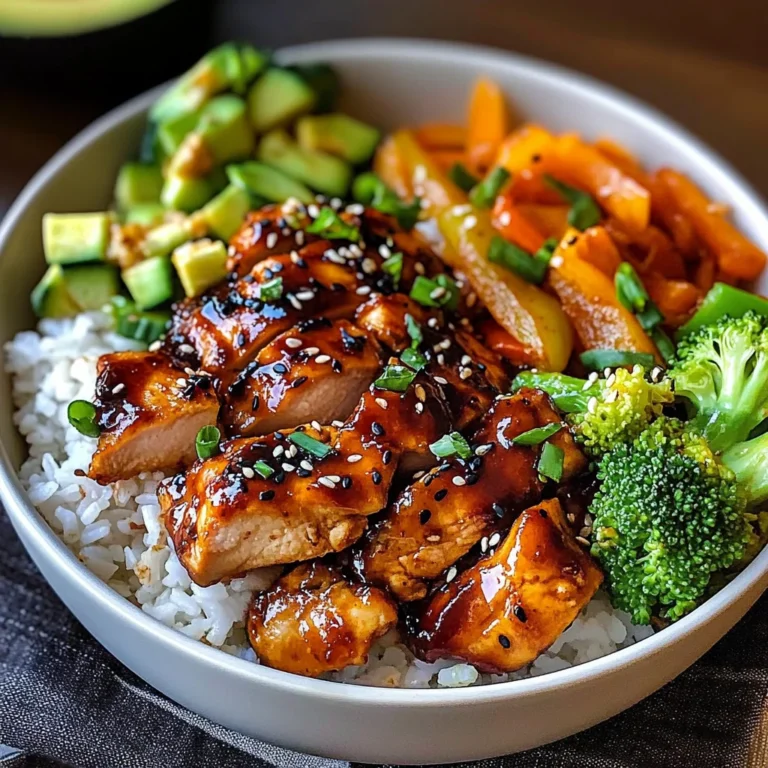 Korean BBQ Chicken Bowls