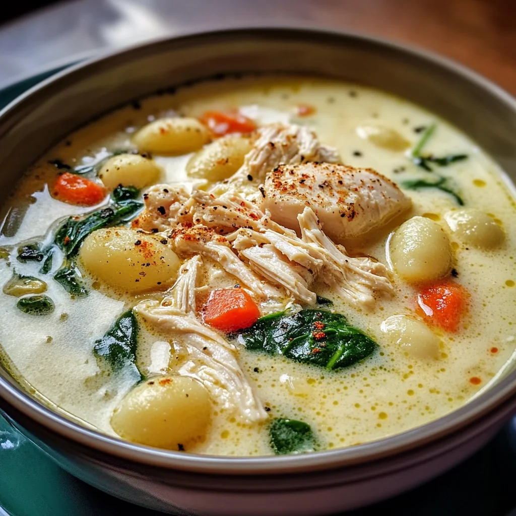Olive Garden Chicken Gnocchi Soup