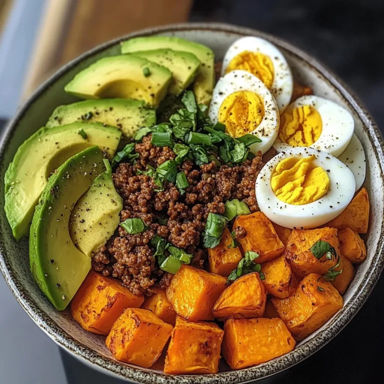 Protein Power Bowl with Sweet Potatoes & Avocado