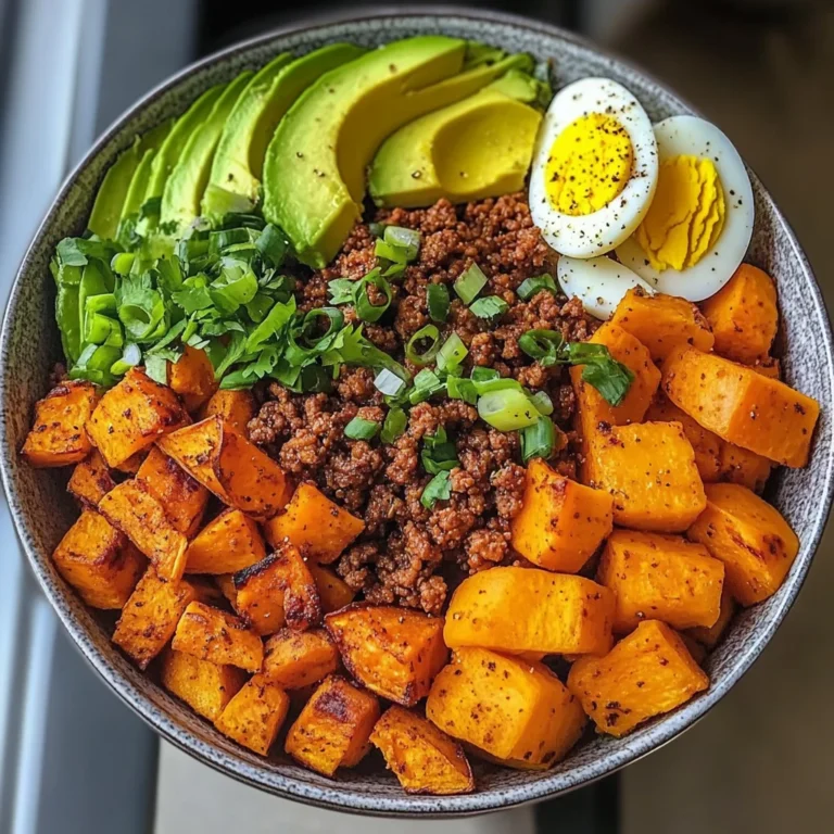 Protein Power Bowl with Sweet Potatoes & Avocado