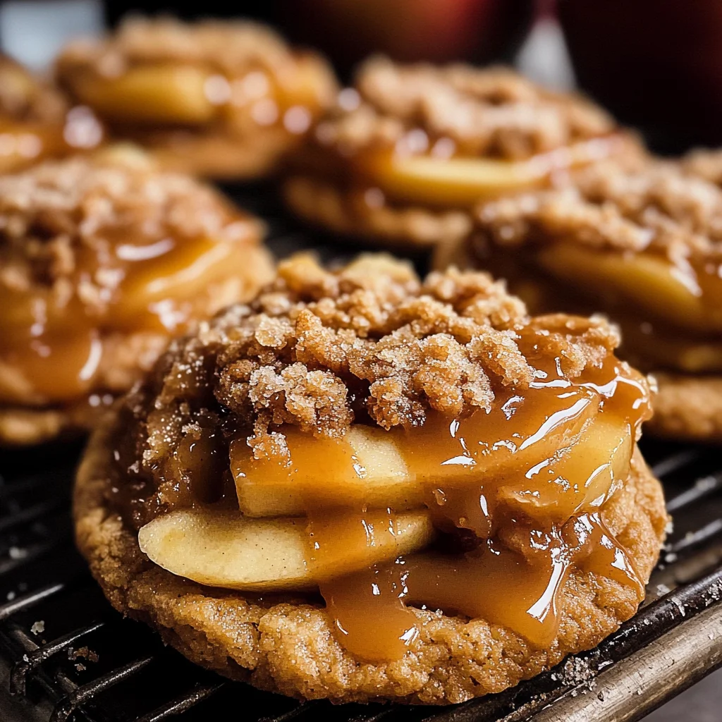 Salted Caramel Apple Pie Cookies