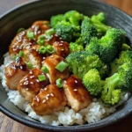 Teriyaki Chicken Bowl with Broccoli & Rice