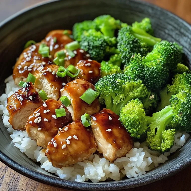 Teriyaki Chicken Bowl with Broccoli & Rice