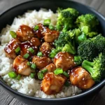 Teriyaki Chicken Bowl with Broccoli & Rice