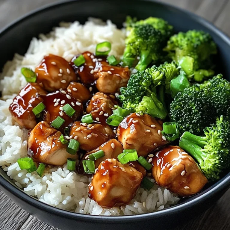 Teriyaki Chicken Bowl with Broccoli & Rice